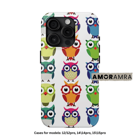 Cute Owl Design iPhone Case