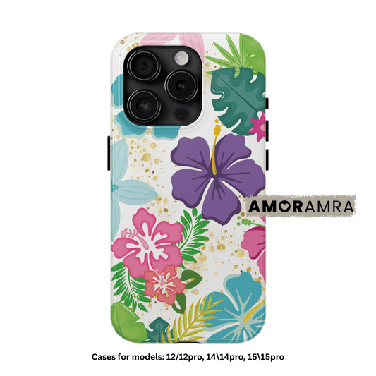 Hibiscus Tropical Flower iPhone Case