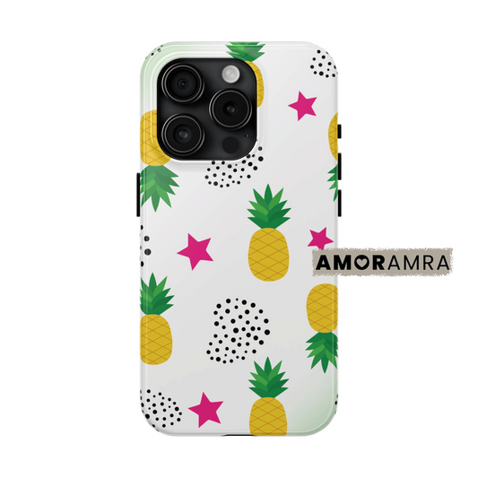 Tropical Pineapple Star iPhone Case