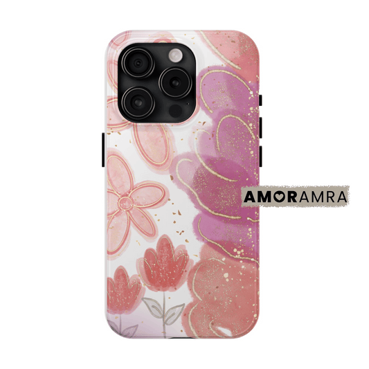 Floral Blush Pink iPhone Case
