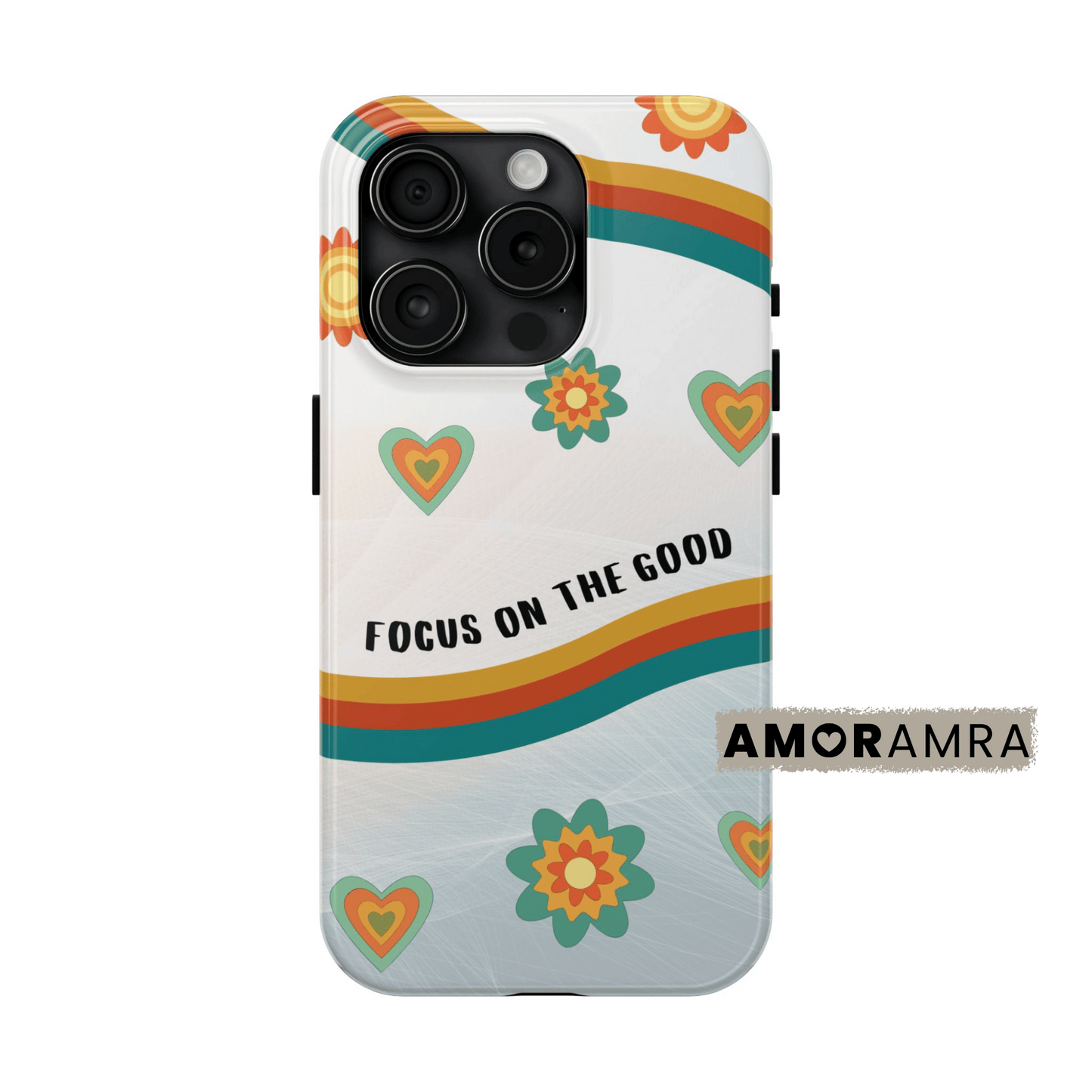 Focus On the Good Retro iPhone Case