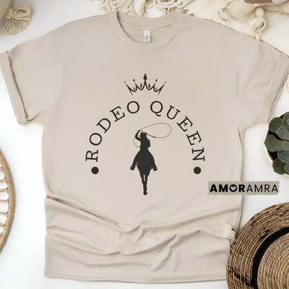 Rodeo Queen Horse T-shirt - Amor Amra