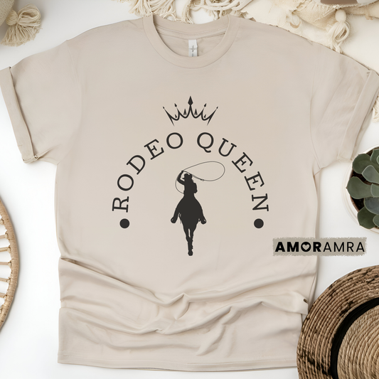 Rodeo Queen Horse T-shirt - Amor Amra