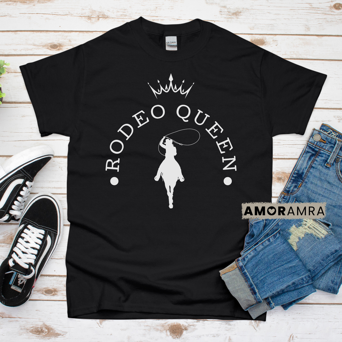 Rodeo Queen Horse T-shirt - Amor Amra