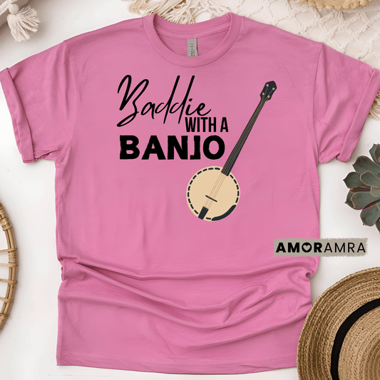 Baddie with a Banjo Shirt - Amor Amra