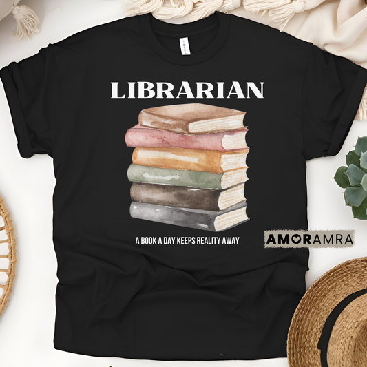 Librarian | Book Lovers Shirt - Amor Amra
