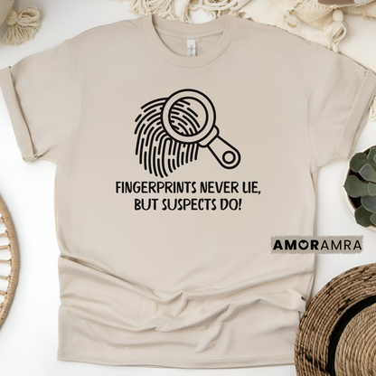 Forensic Scientist | Fingerprint Shirt