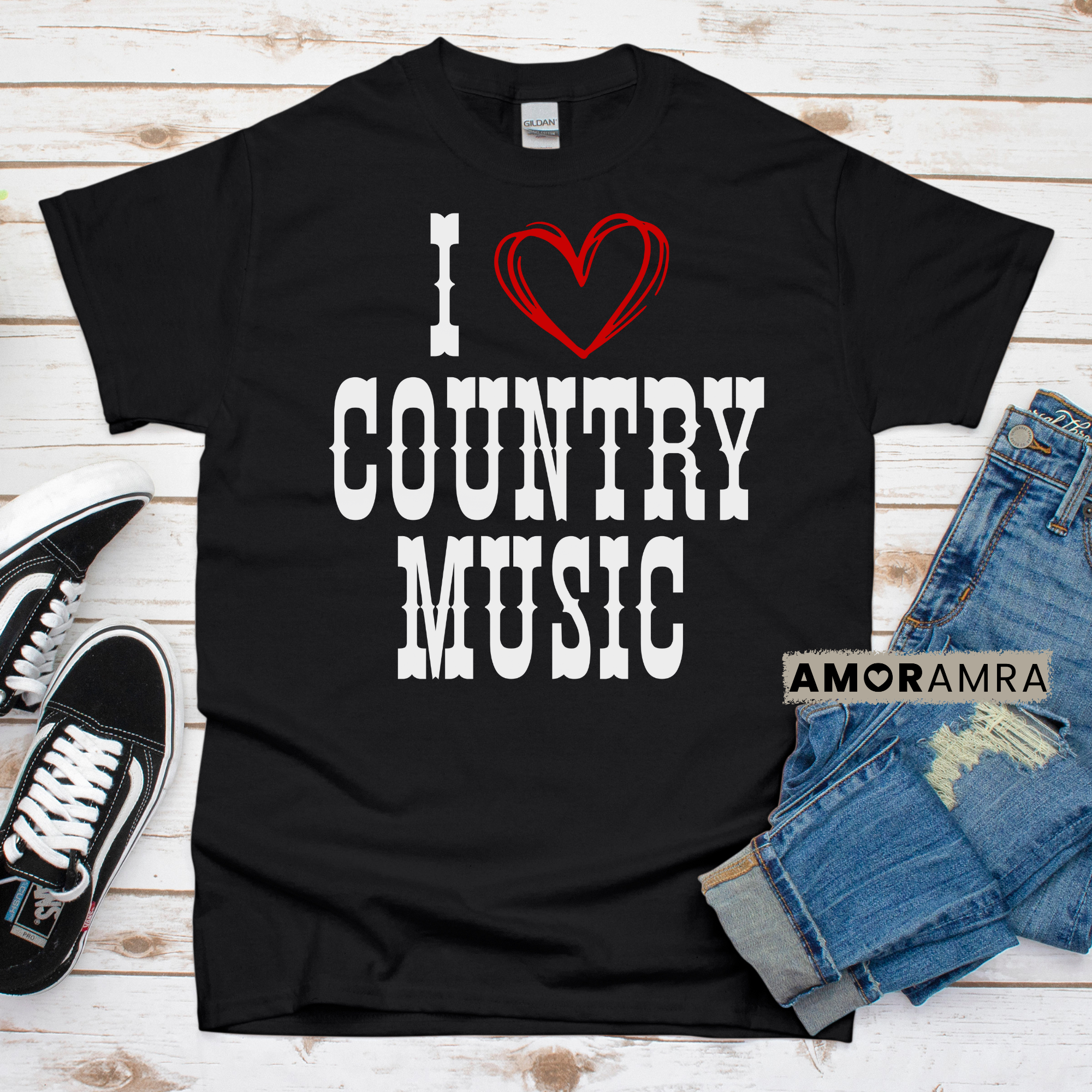 I Love Country Music Shirt