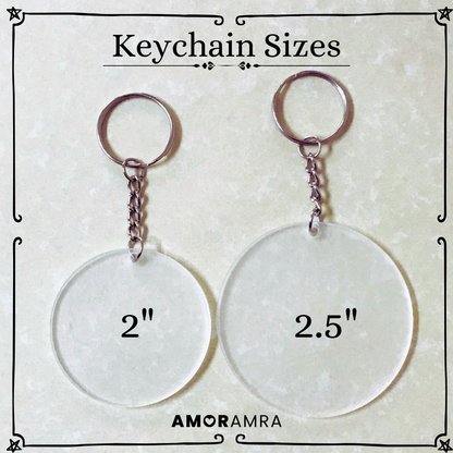 Personalized Nail Tech Keychain