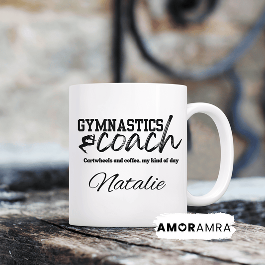 Personalized Gymnastics Coach Mug