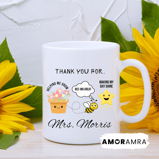 Personalized Thank You Teacher Mug