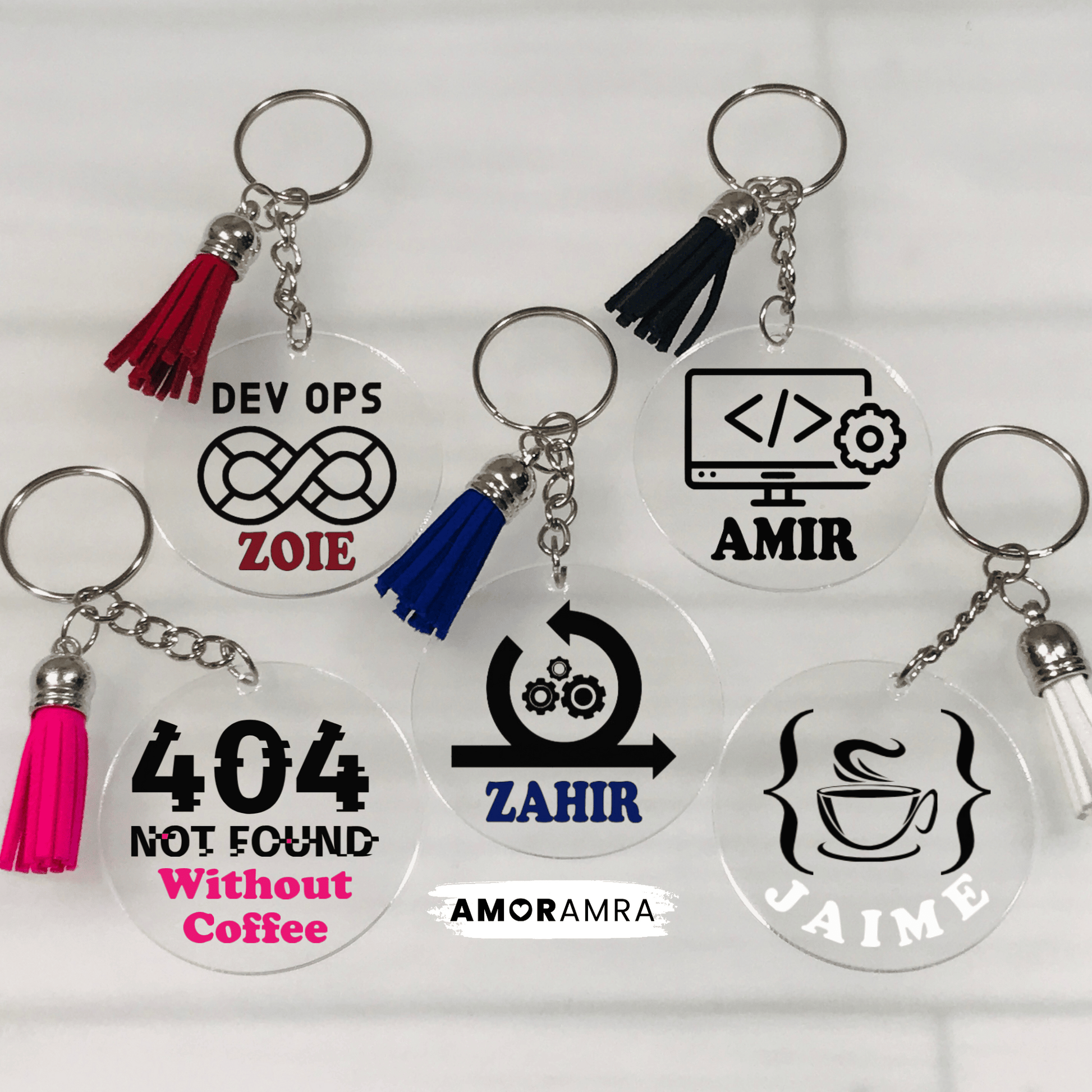 Computer Programmer Keychain Gift, Software Engineer Gift, Programming, Coder Gift, HTML CSS JavaScript Coding Keychain, Computer Science