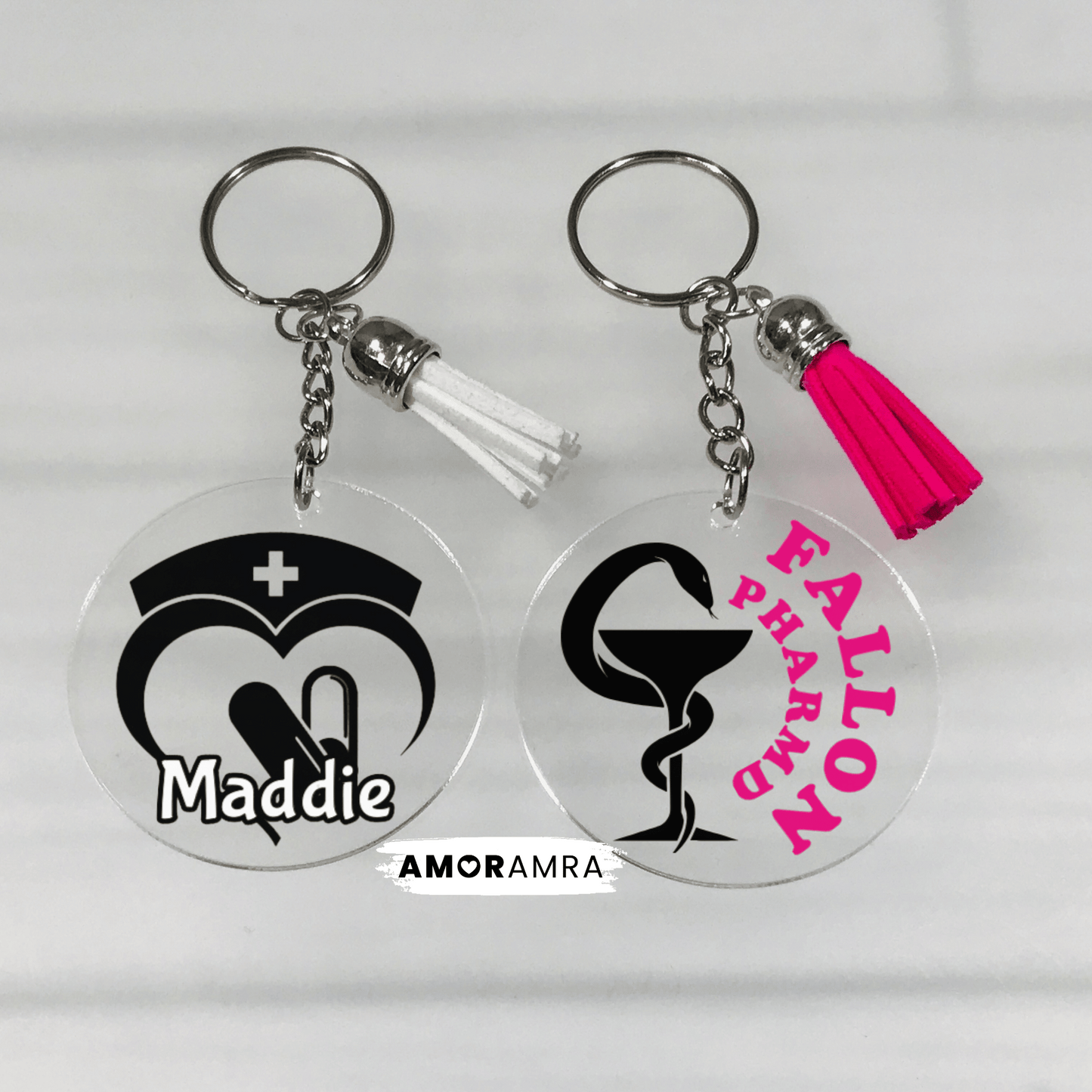 Personalized Pharmacist Keychain