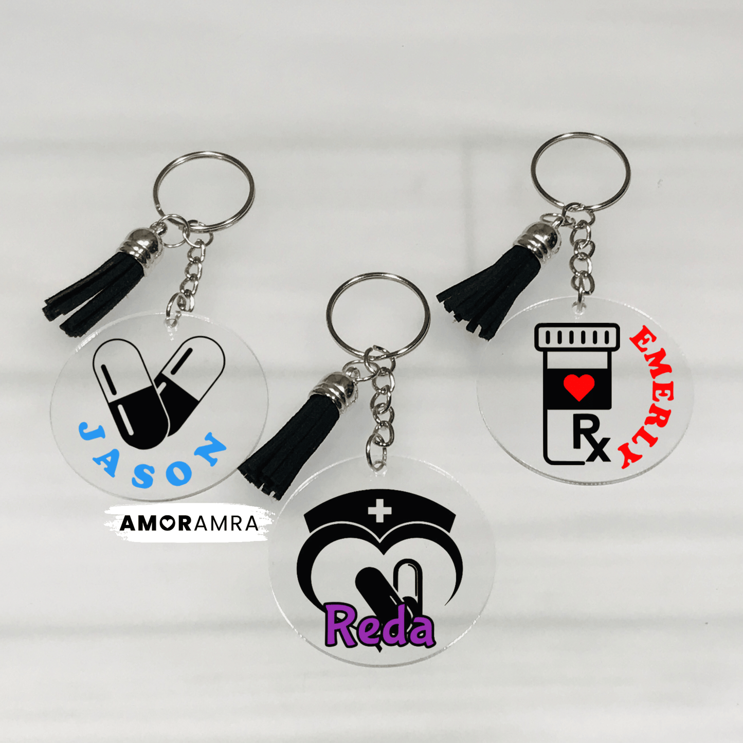 Personalized Pharmacist Keychain