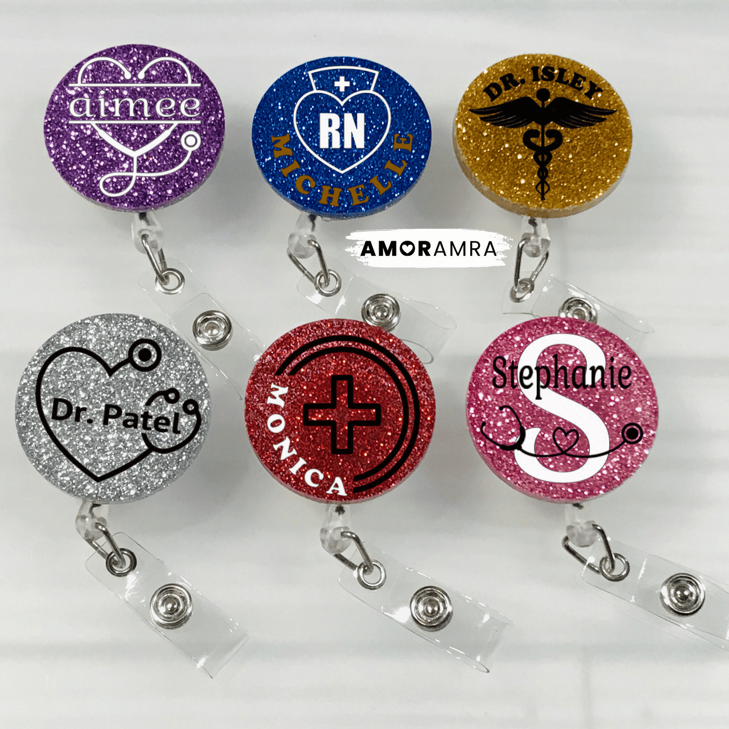 Personalized Nurse Badge Reel