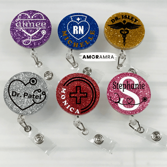 Personalized Nurse Badge Reel