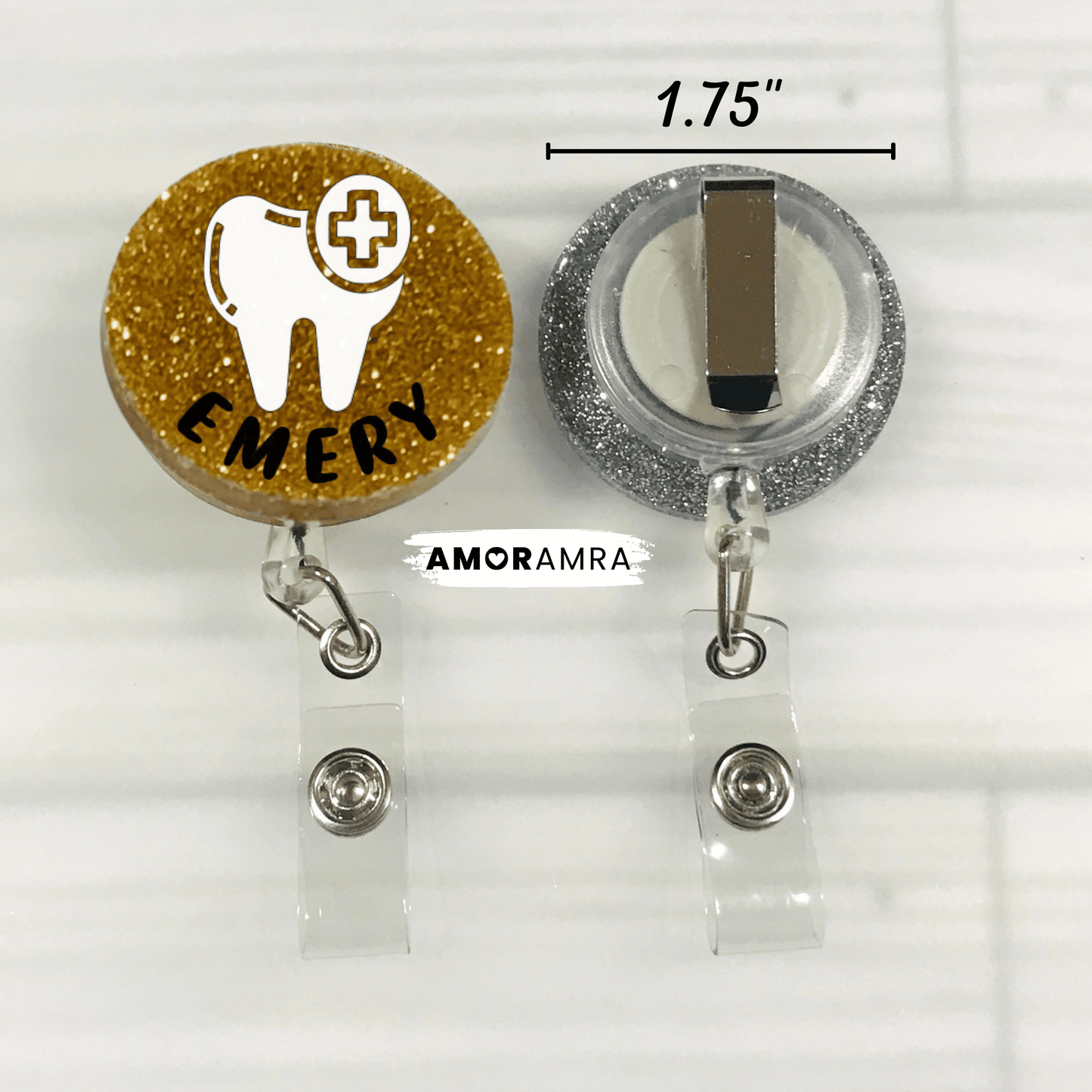 Personalized Dentist Badge Reel