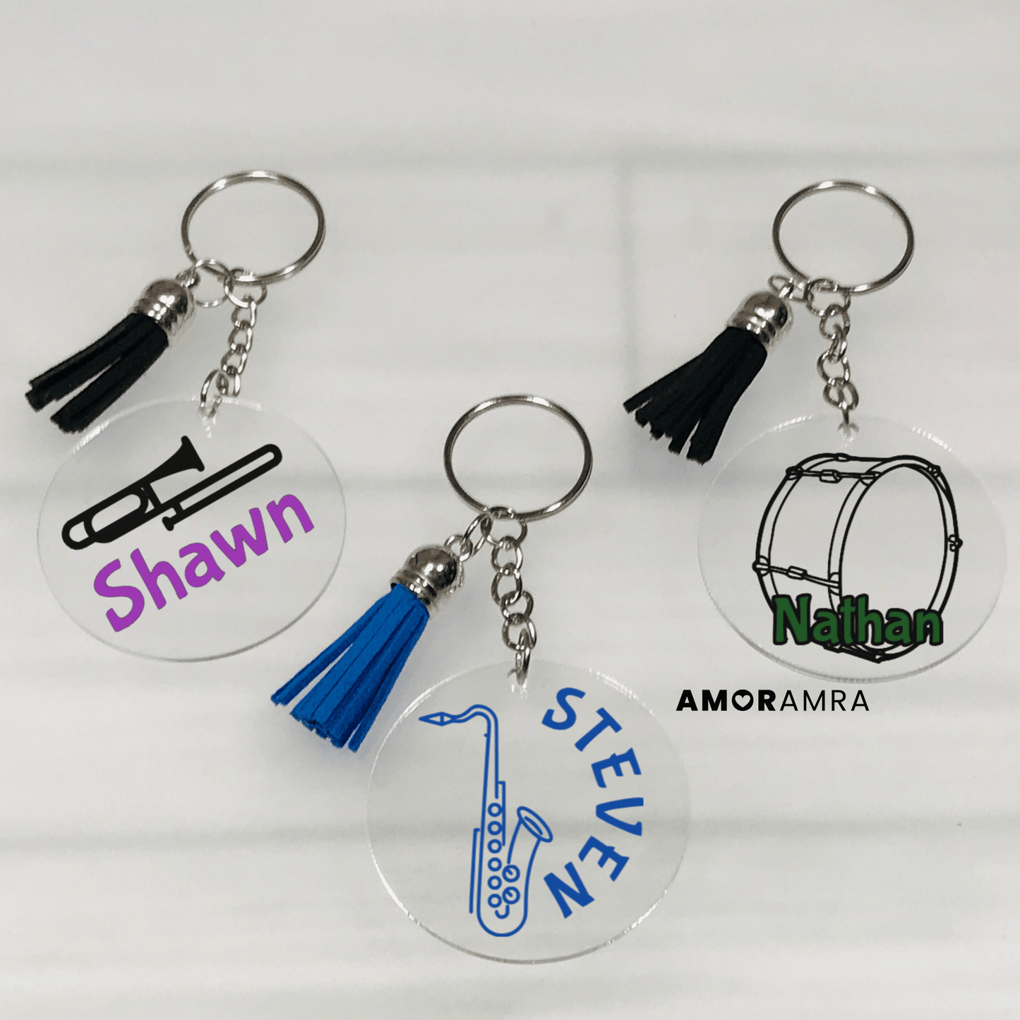 Personalized Marching Band Keychain