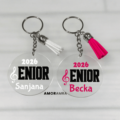 Personalized Marching Band Keychain