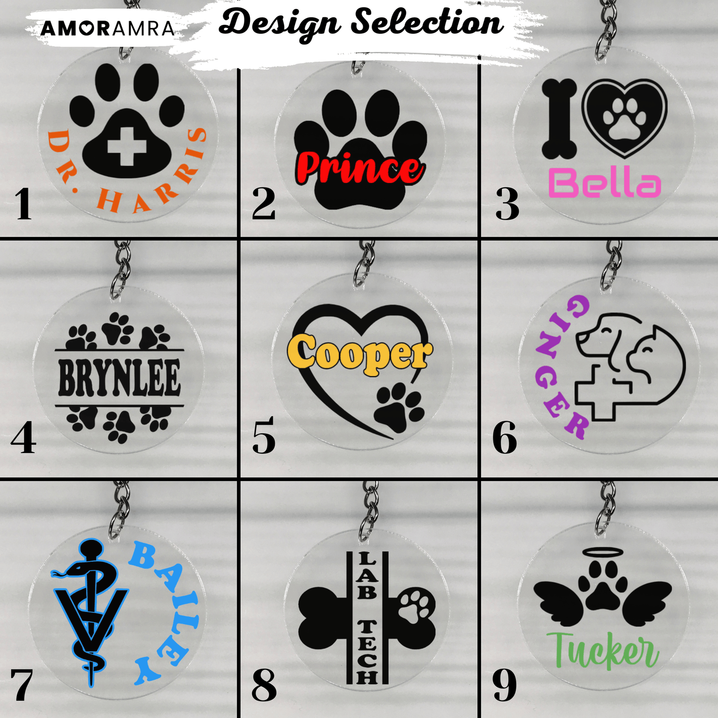 Personalized Veterinarian Keychain