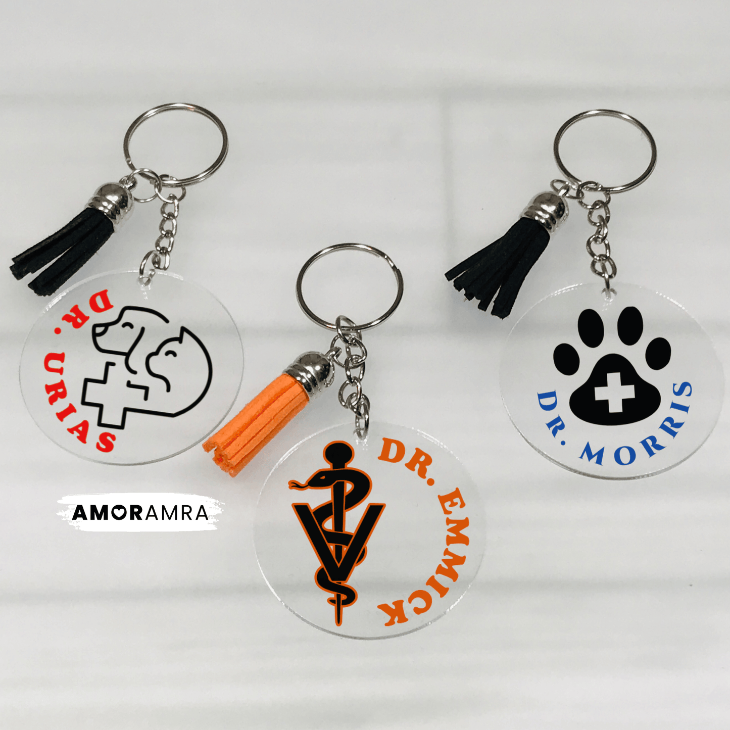 Personalized Veterinarian Keychain
