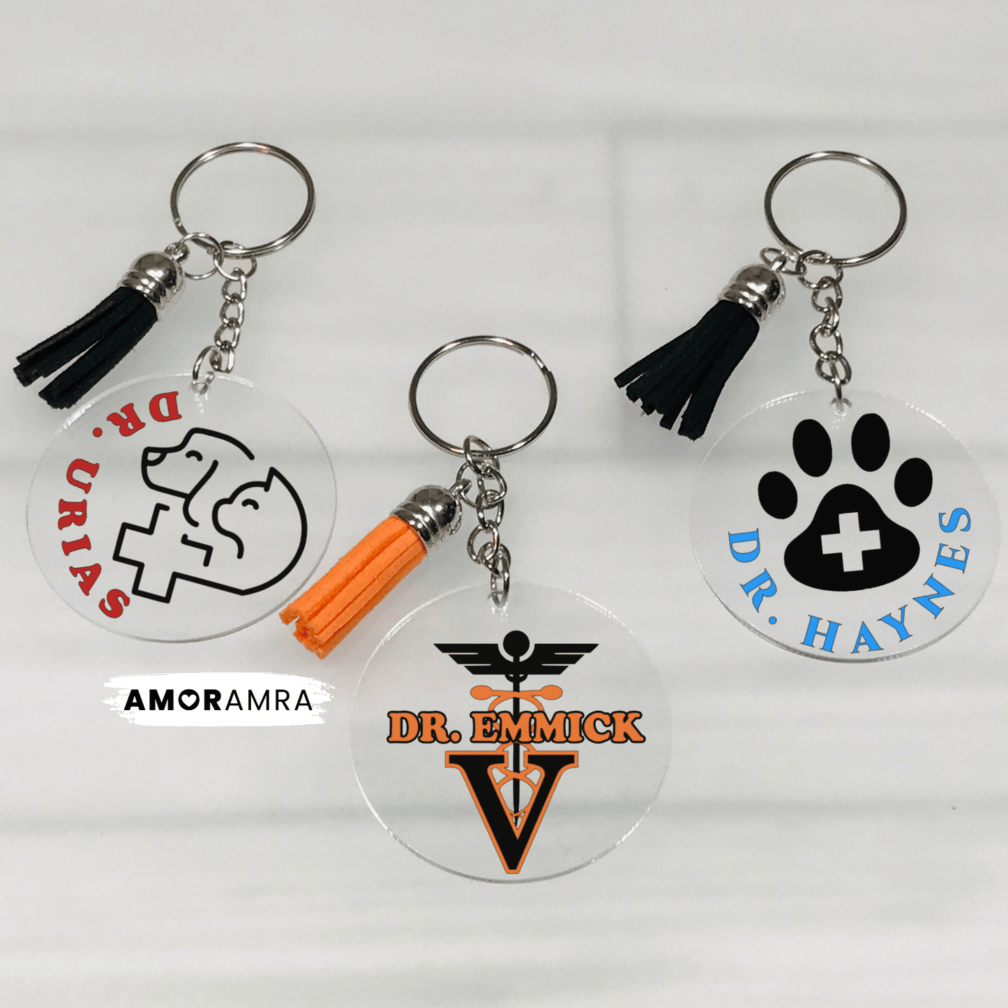 Personalized Veterinarian Keychain