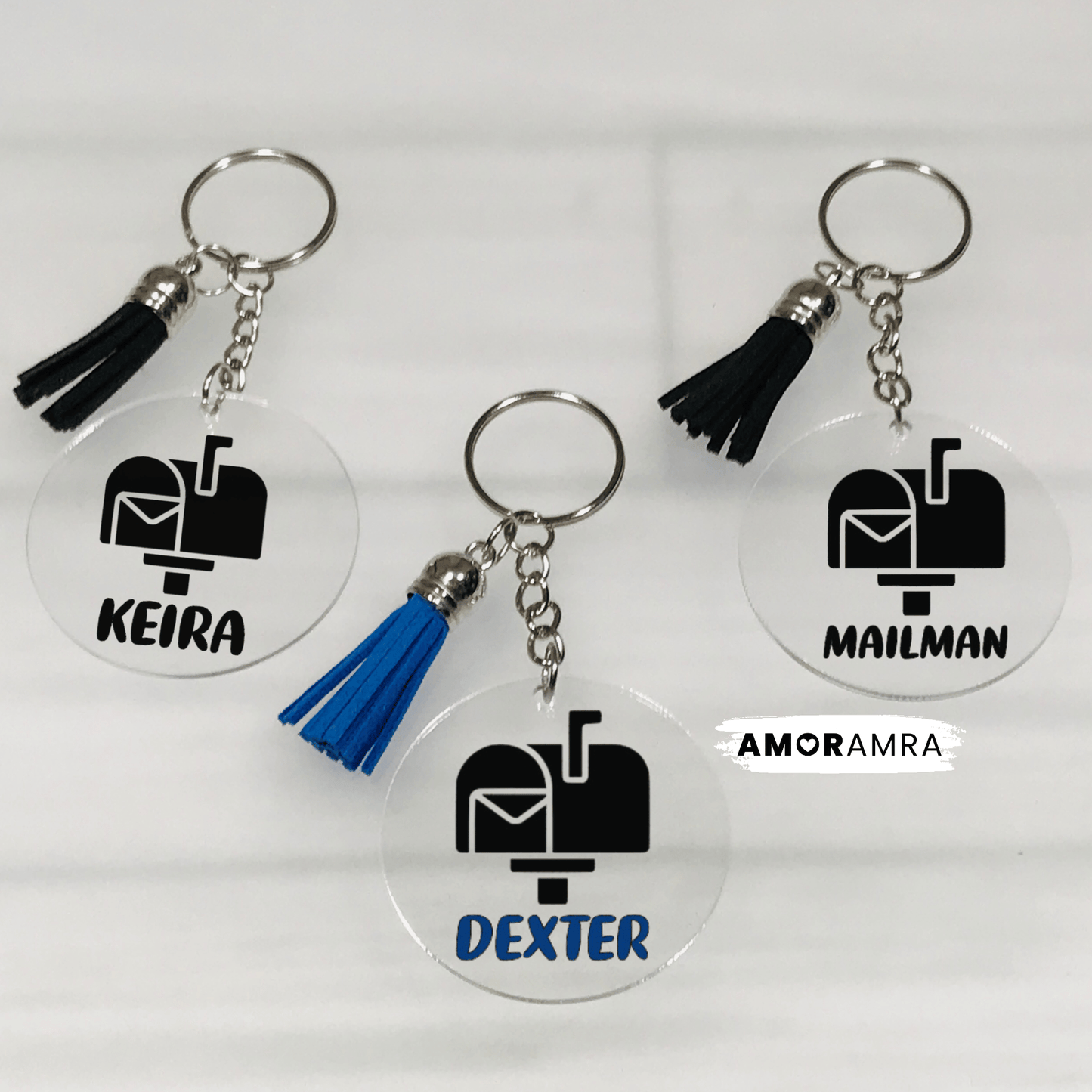 Personalized Postal Service Keychain