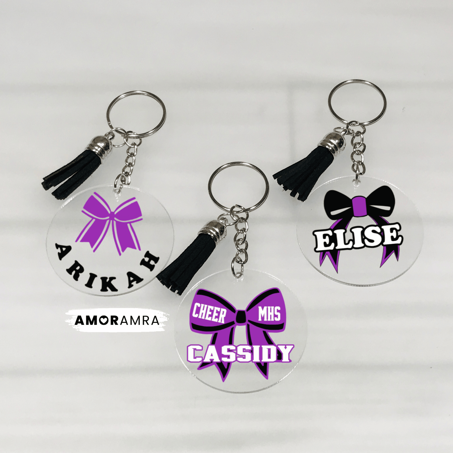 Personalized Cheerleader Keychain | Cheer Team Gift