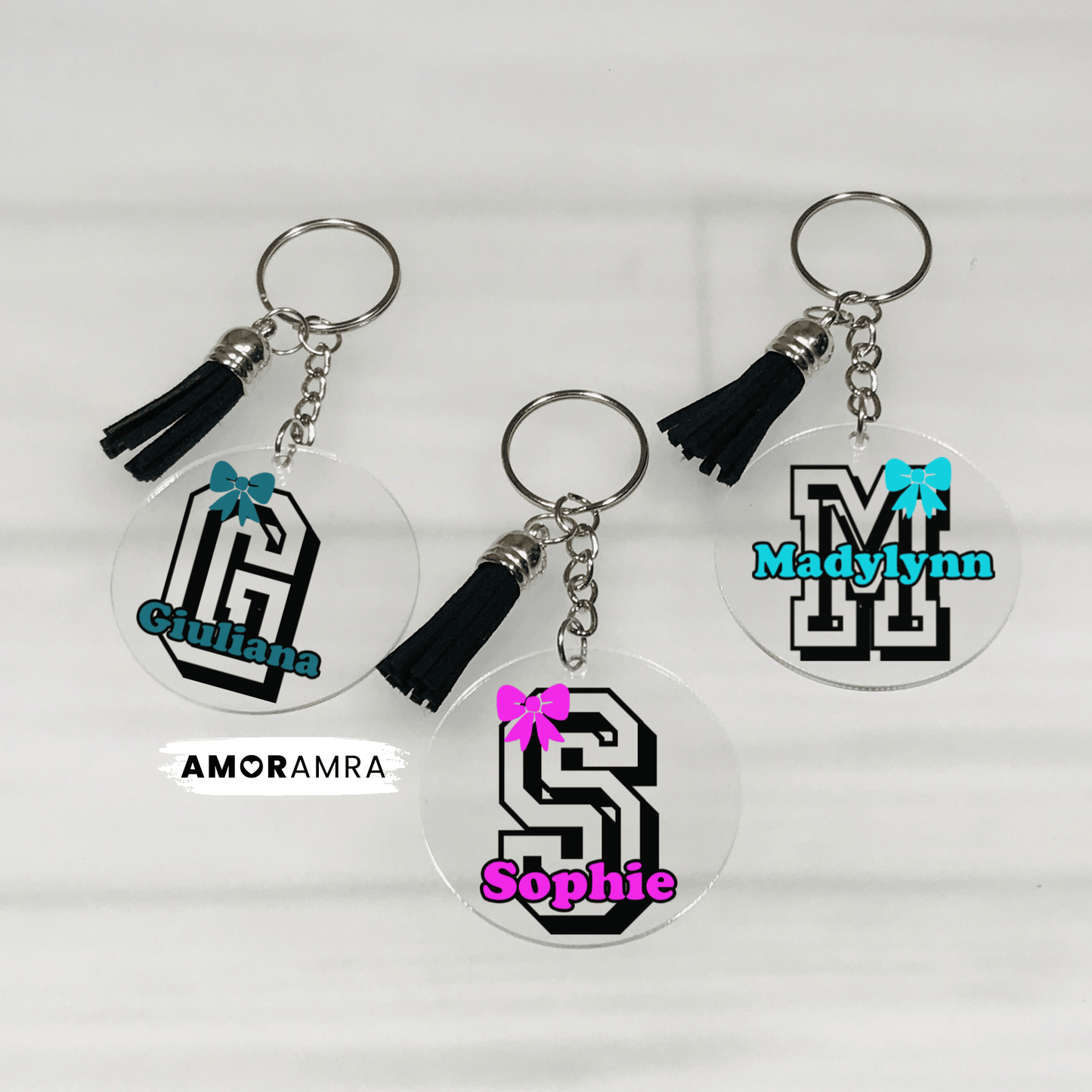 Personalized Cheerleader Keychain | Cheer Team Gift