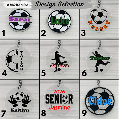 Personalized Soccer Keychain | Fútbol Gift
