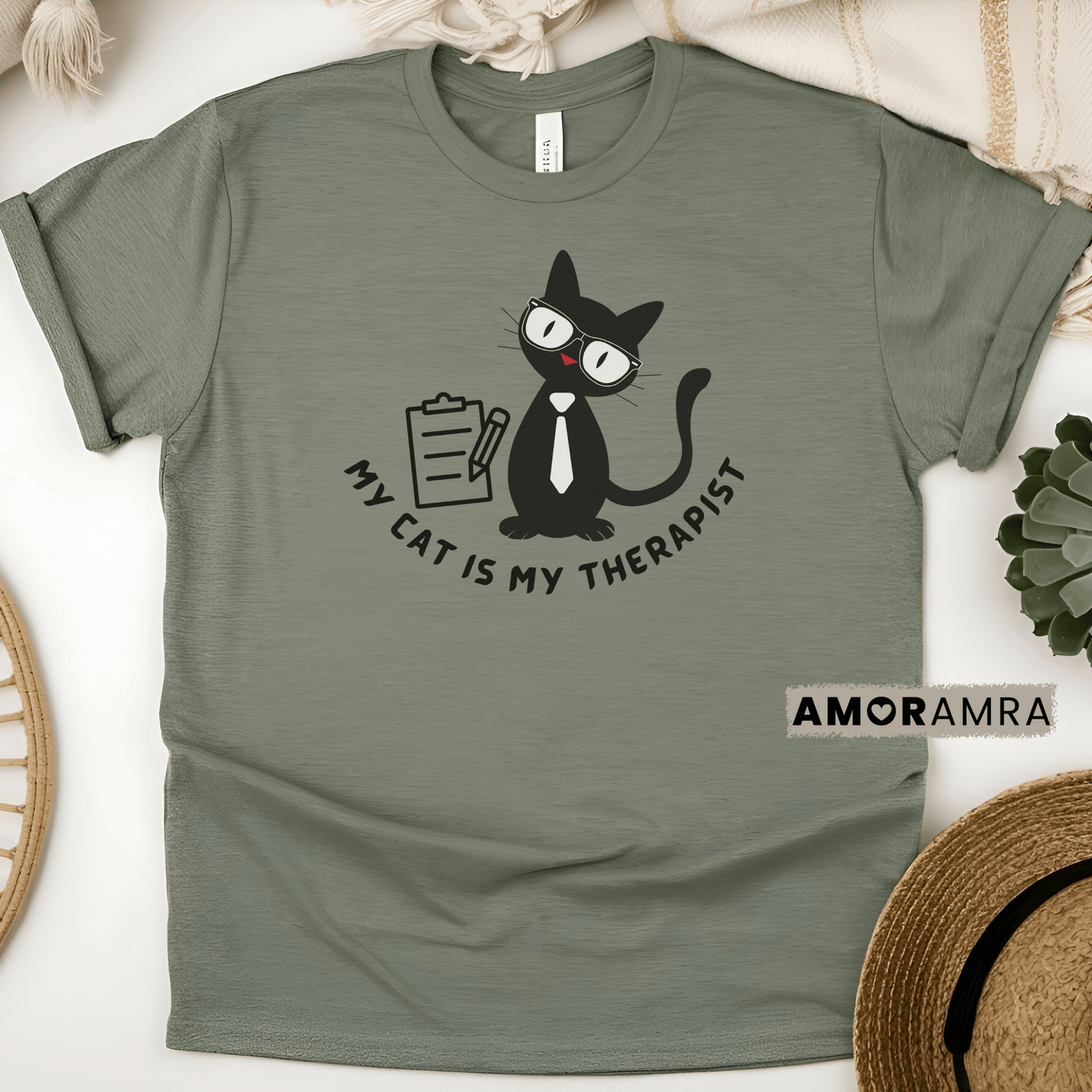 My Cat is my Therapist T-shirt