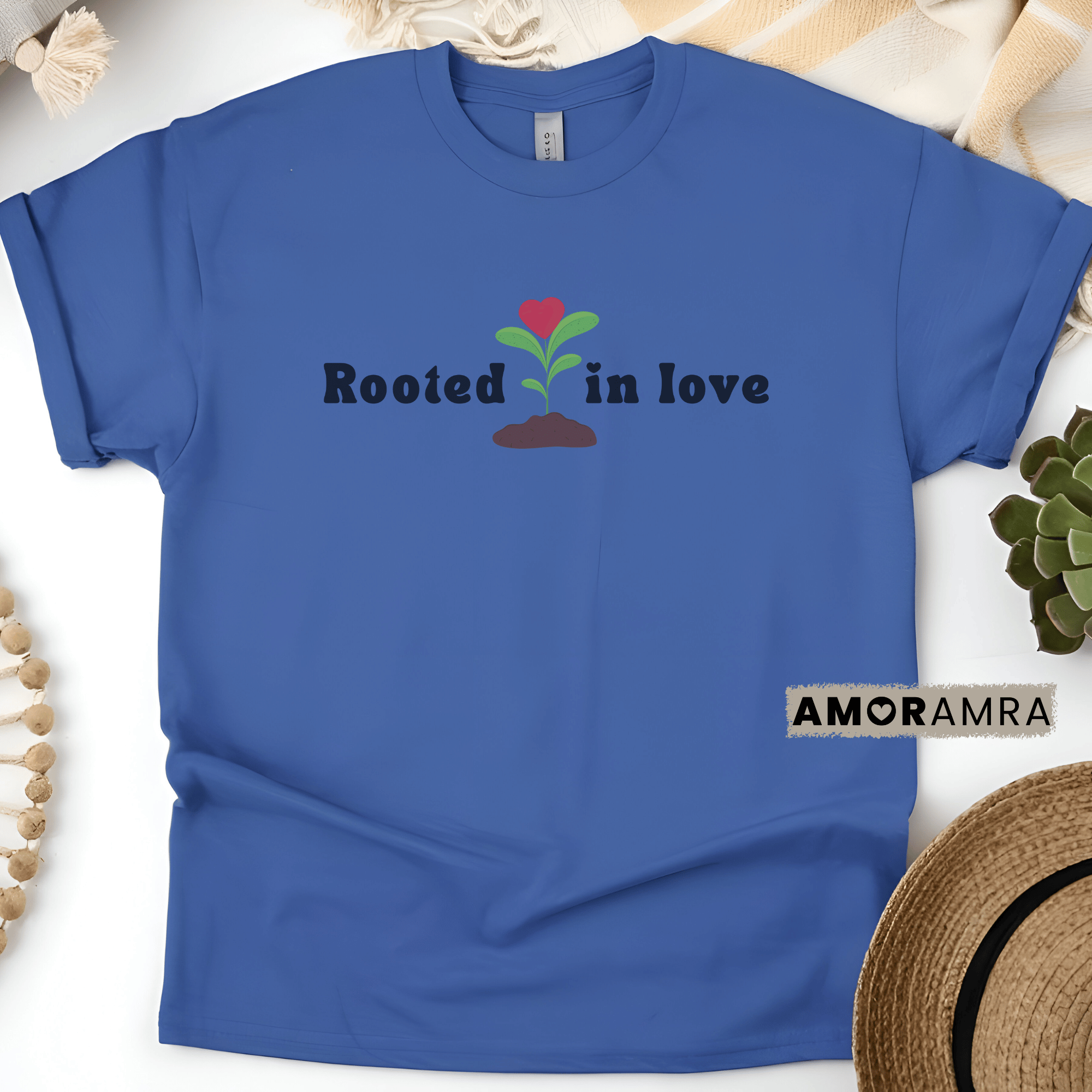 Rooted in Love plant T-shirt
