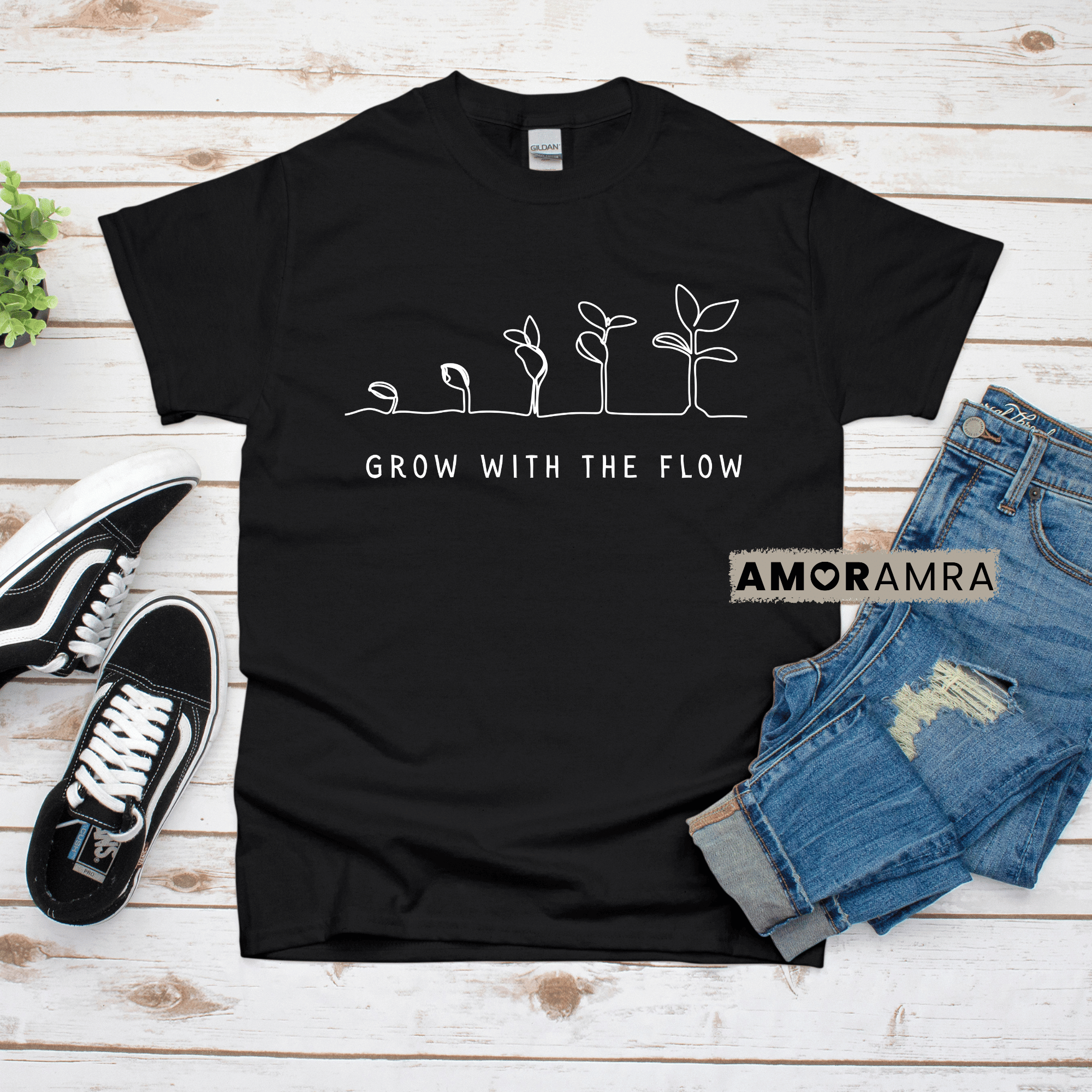 Grow with the Flow Plant Shirt