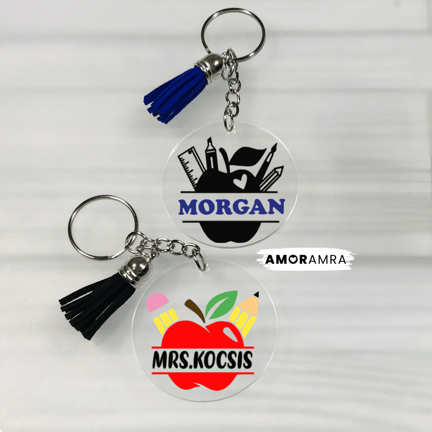 Personalized Teacher Keychain | Teacher Appreciation Gift