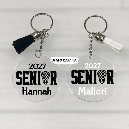 Personalized Lacrosse Keychain - Amor Amra
