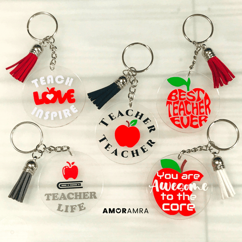 Teacher Keychain Gift - Amor Amra