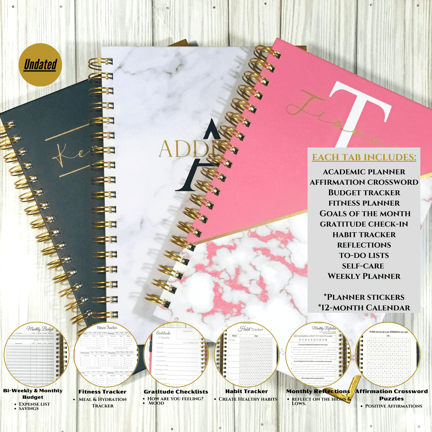 Personalized Journal | Notebook | Planner - Amor Amra