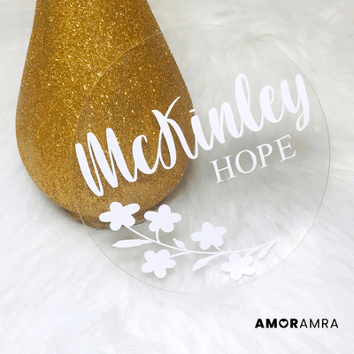 Personalized Name Sign | Flowers - Amor Amra