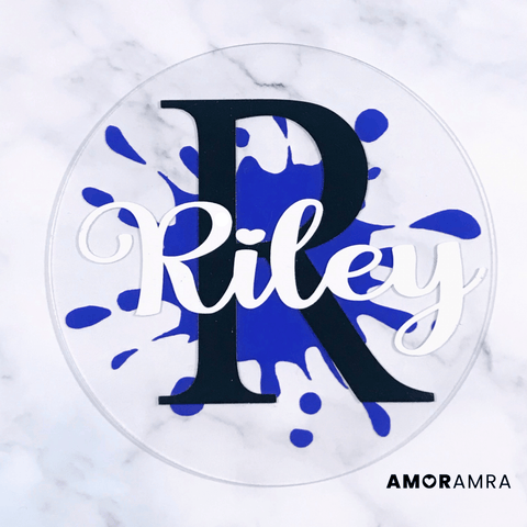 Personalized Name Sign | Splatter - Amor Amra