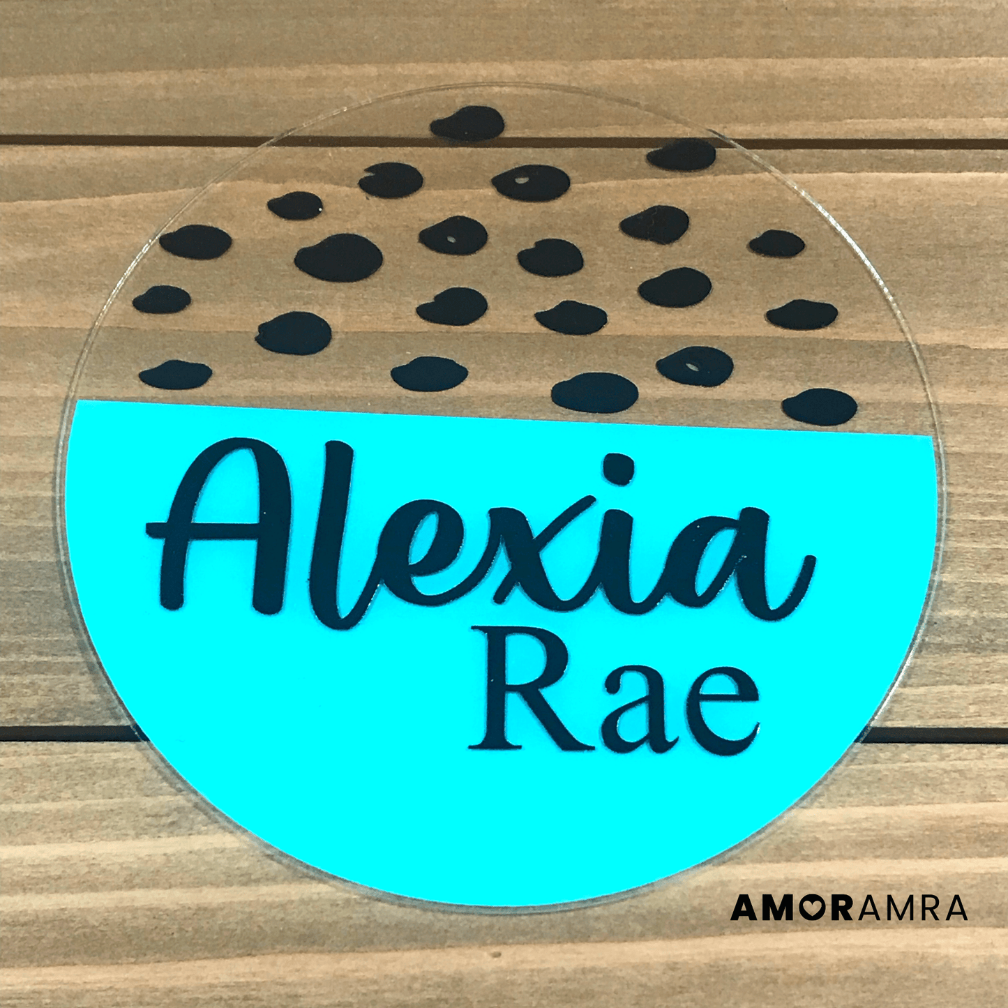 Personalized Name Sign | Dots - Amor Amra
