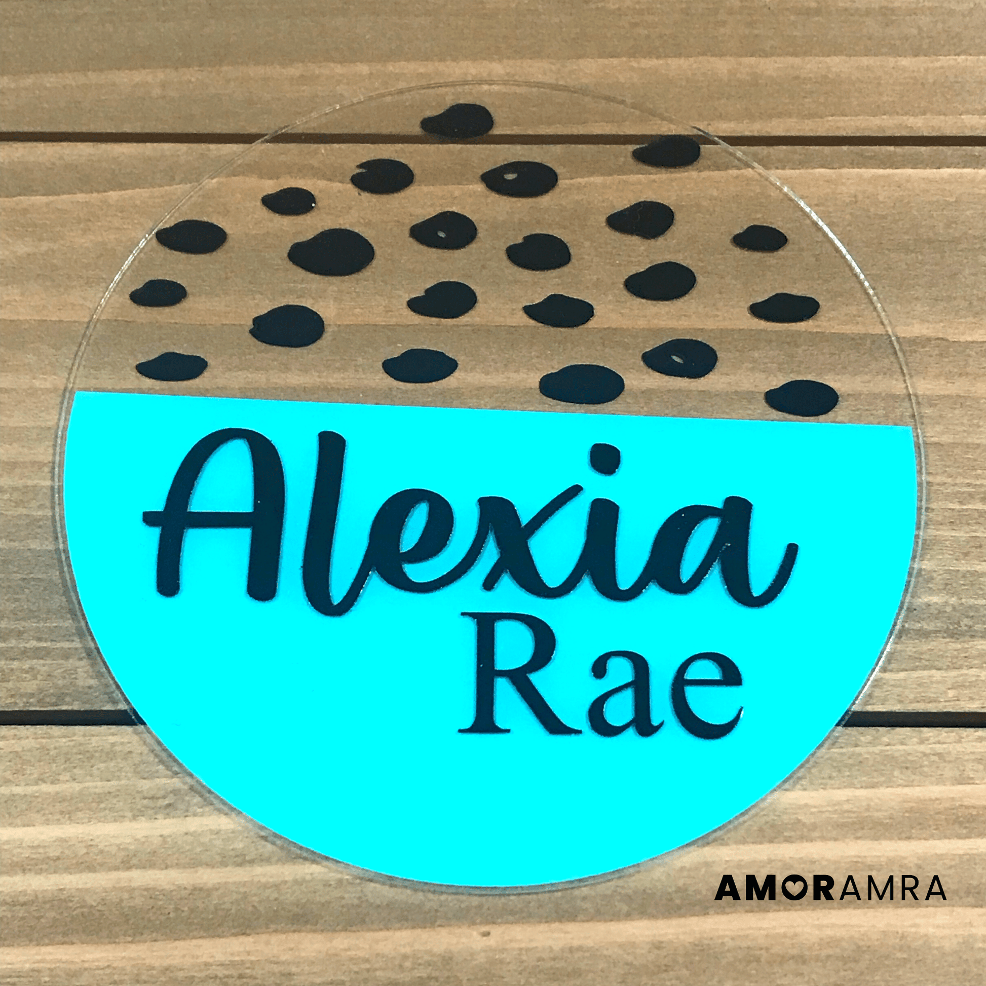 Personalized Name Sign | Dots - Amor Amra