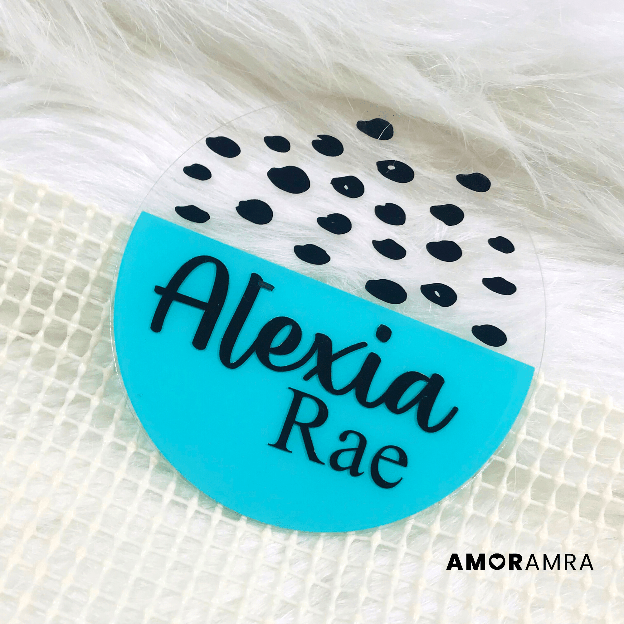 Personalized Name Sign | Dots - Amor Amra