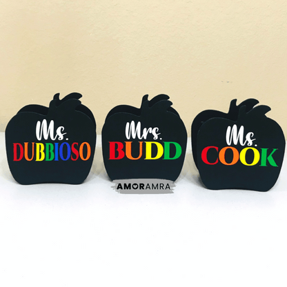 Apple Pencil Holder | Rainbow Name - Amor Amra