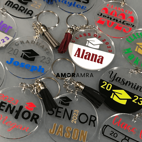 Graduation 2023 Keychain | Graduate Gift - Amor Amra
